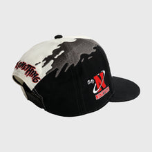 Load image into Gallery viewer, 1990&#39;s Splash SnapBack- Off-White/Charcoal/Black
