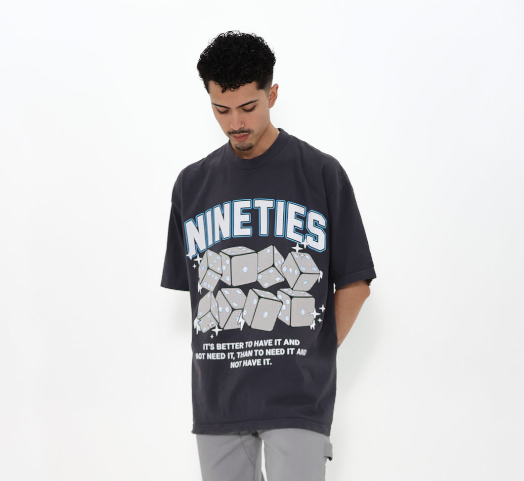 Dolphin Blue Dices Tee