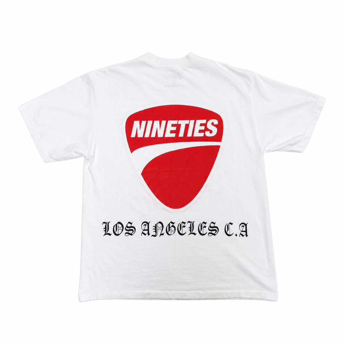 NINETIES GRAPHIC TEE on white background