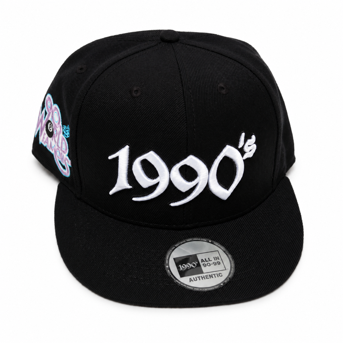 NINETIES 1990’s world famous snapback on white background
