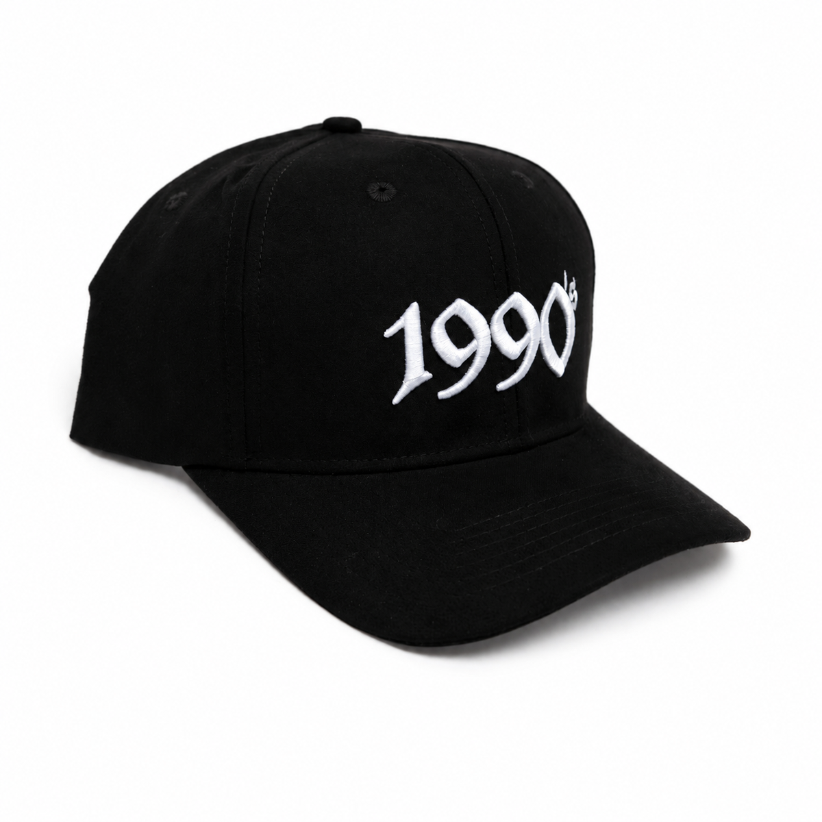 NINETIES suede 1990s snapback on white background